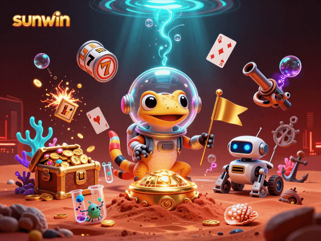 Experience thrilling wins at sunwin's cosmic casino with dynamic slots and engaging treasures!