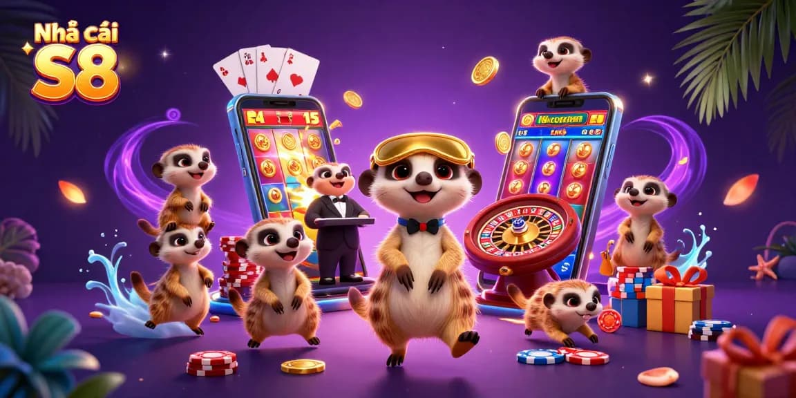 Experience exciting wins at Nhà cái S8 with engaging casino characters and dynamic gaming elements.