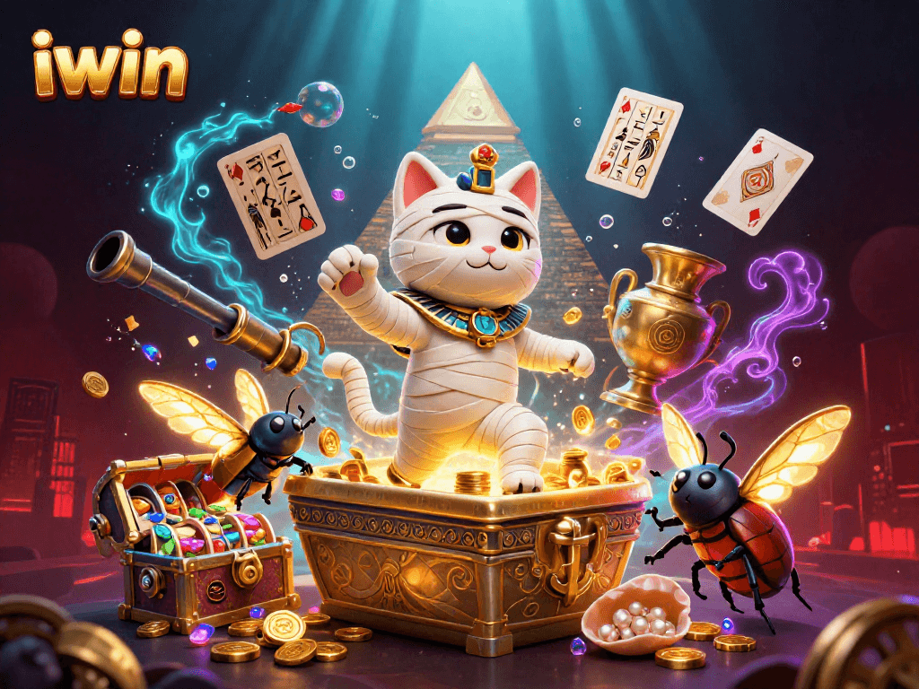 Experience the thrilling action of iwin's casino games with vibrant 3D illustrations filled with excitement.