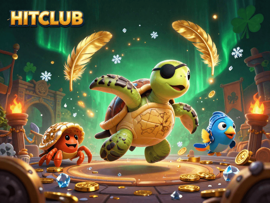 Experience the excitement of HITCLUB's vibrant casino adventure with colorful characters and dynamic gameplay