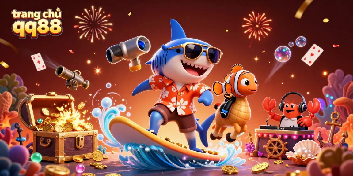 Engage in thrilling gameplay at trang chủ qq88 with vibrant casino-themed characters and elements.