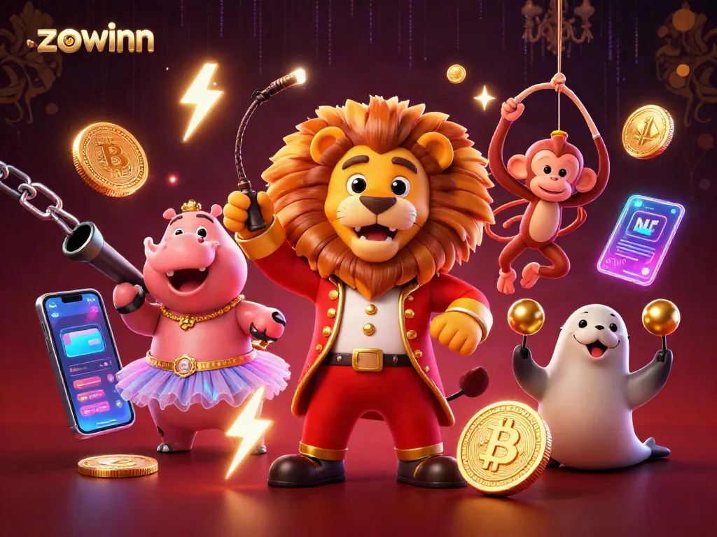 Experience thrilling gameplay at zowinn with a vibrant circus theme and dazzling casino elements