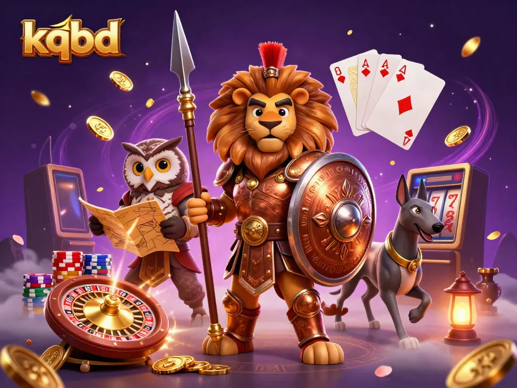 Engage in thrilling kqbd moments with a vibrant 3D casino scene full of action and excitement.