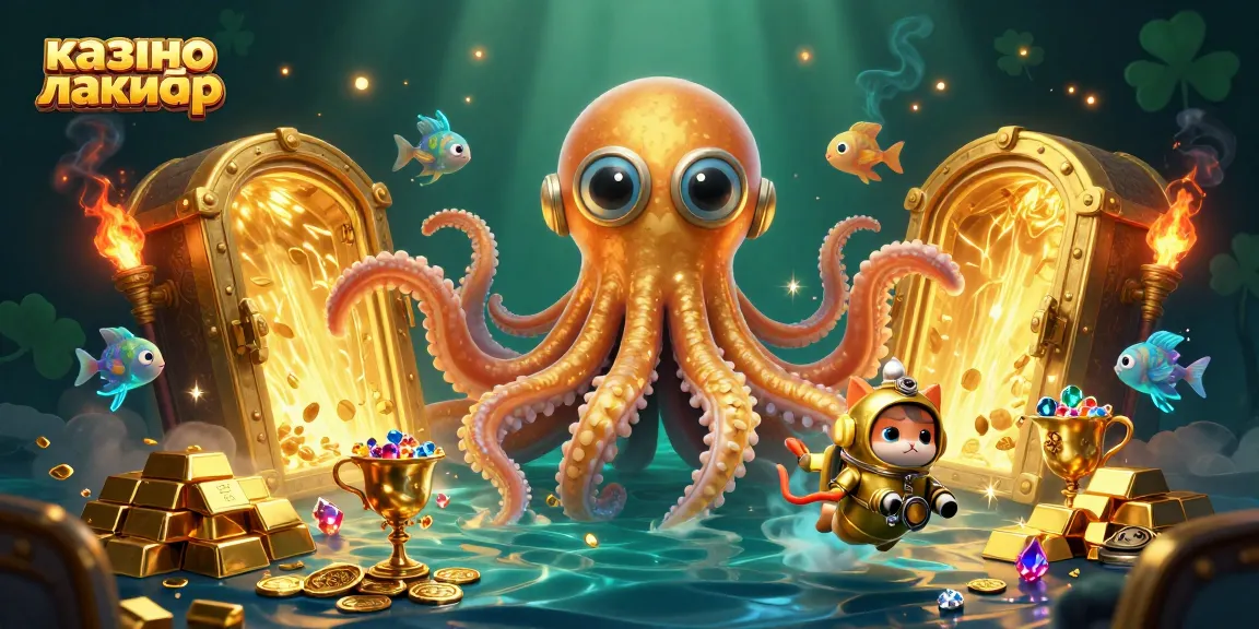 Experience thrilling gameplay at казино лакибир with excitement, gold treasures, and whimsical underwater characters.