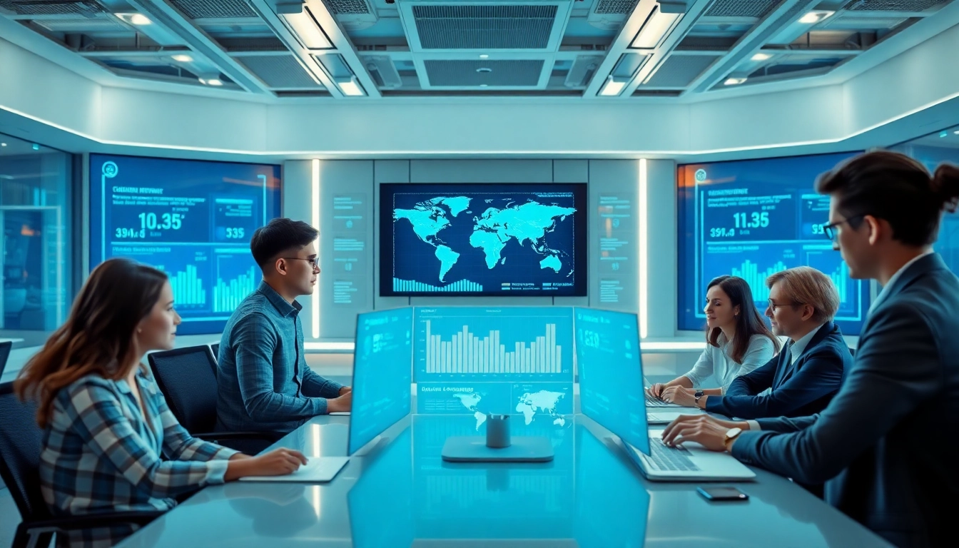 快连官网 showcasing advanced technology in a modern office environment.
