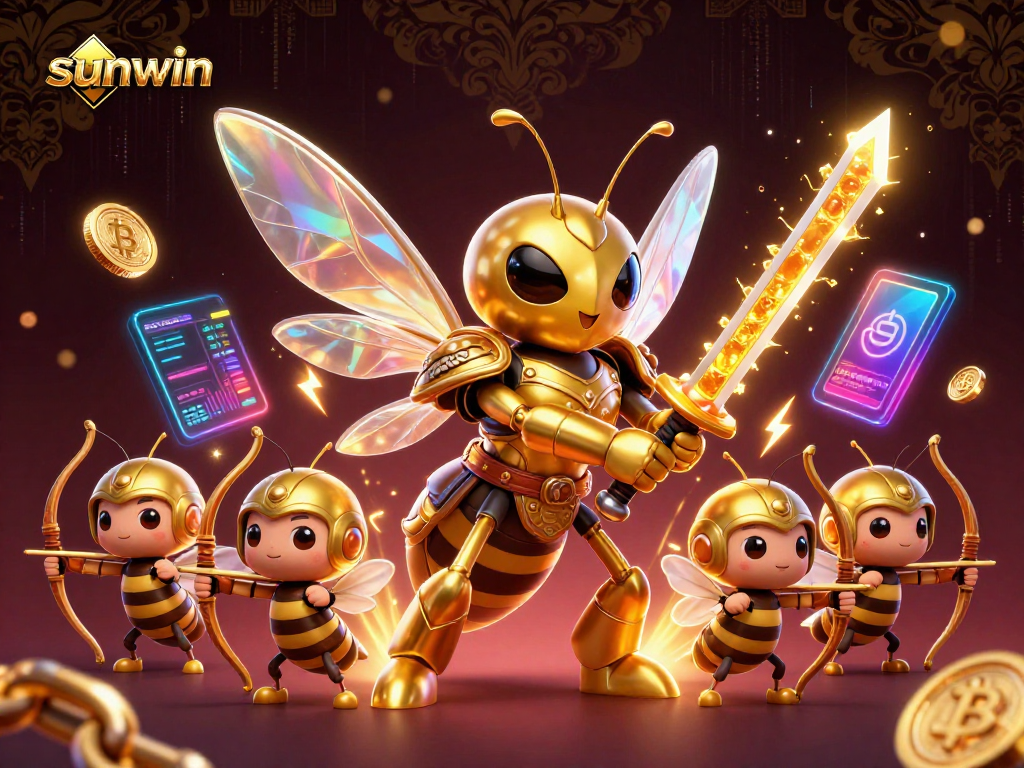 Engage in thrilling gaming with sunwin, showcasing a vibrant 3D casino scene of strategy and fun.