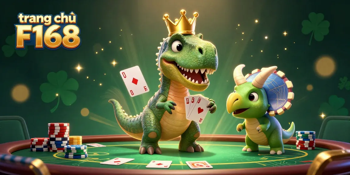 Experience the thrilling world of trang chủ F168 with vibrant casino characters, rich details, and exciting poker elements.