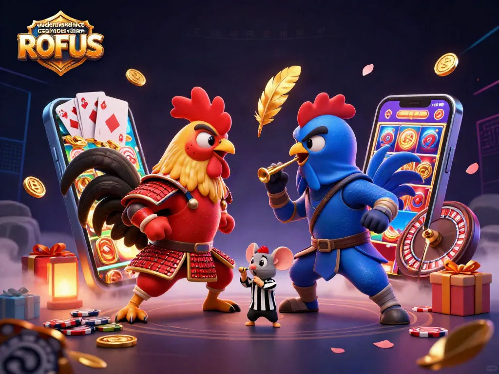 Engage in exciting action at udenlandske casinoer uden ROFUS with fighting roosters and dynamic game elements.