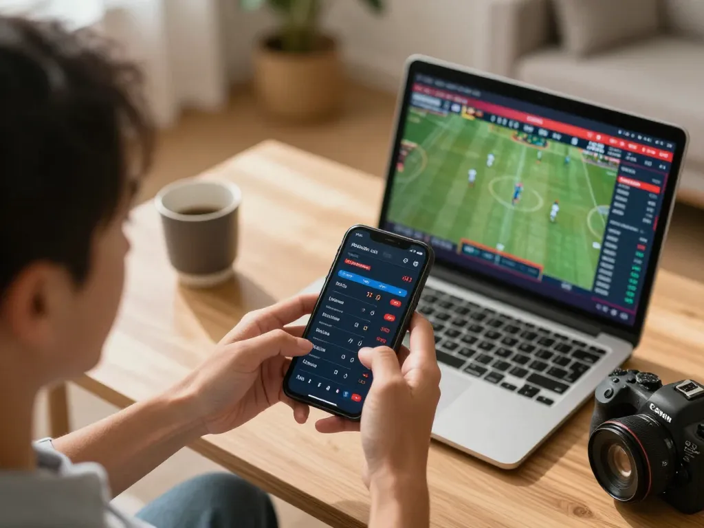 Engaging sports betting action on 888bgo mobile app, showcasing user interaction and modern gaming environment.