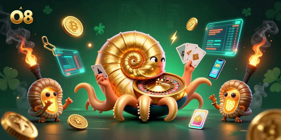 Engage in thrilling gameplay at O8's vivid crypto casino with stunning 3D visuals.