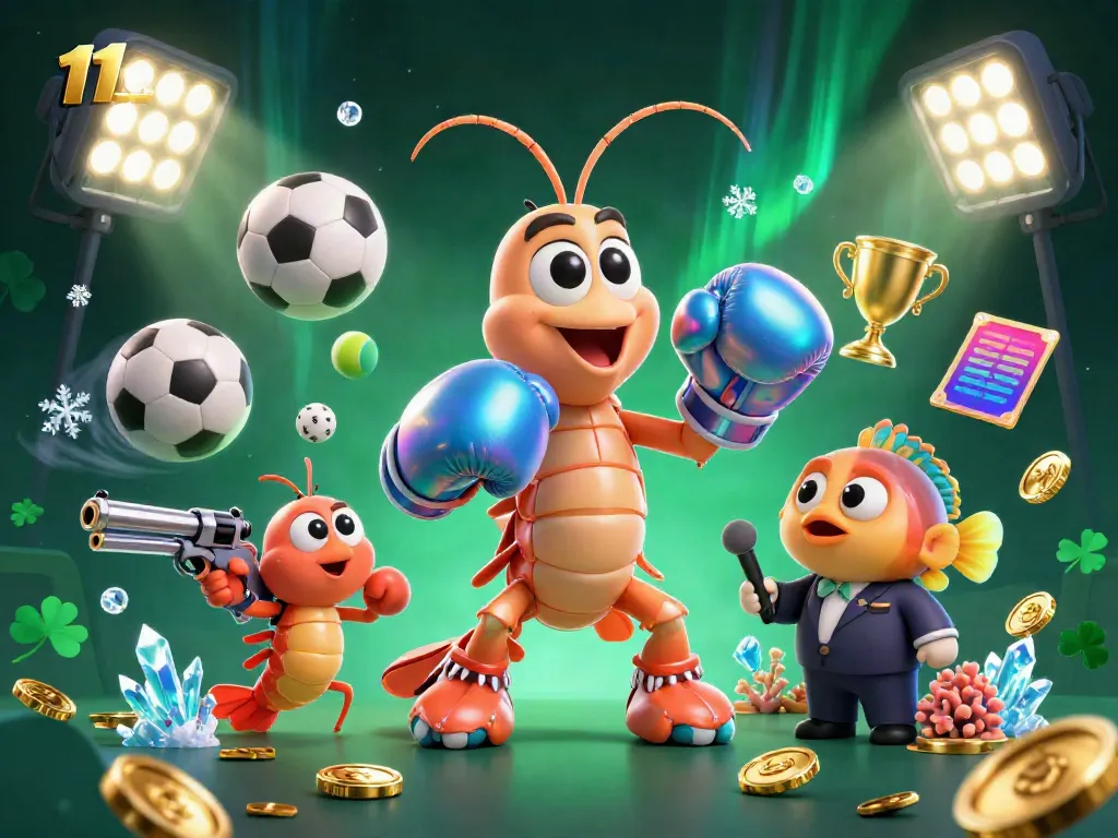 Experience thrilling gaming at 11win with vibrant casino elements and dynamic characters in action.
