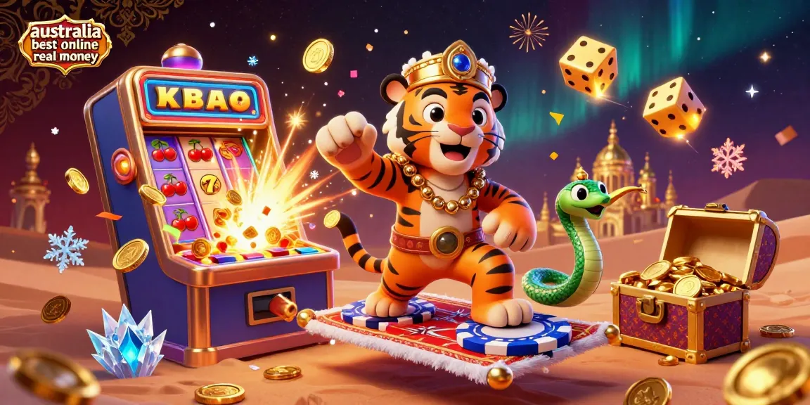Experience the excitement at australia best online casino real money, with vibrant characters and dynamic gambling elements.