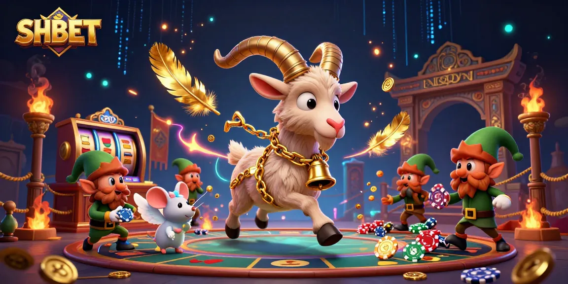 Engaging scene showing SHBET characters in a bustling casino, with action-packed elements enhancing the gambling atmosphere.