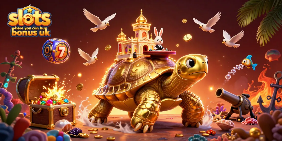 Engage with thrilling slots where you can buy bonus uk as colorful coins and vibrant symbols fill the air in a dynamic casino scene.