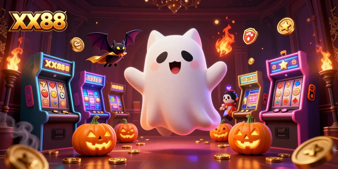 Engage with XX88's thrilling casino adventure featuring a ghost cat and spooky elements.